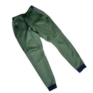 Under Armour Joggers Mens size small Green Drawstring Stretch Moto Athleisure